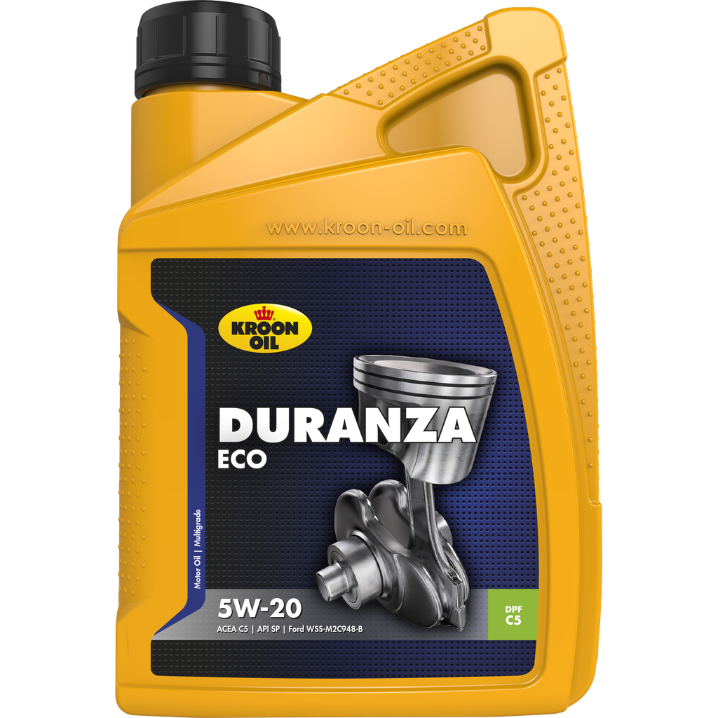 Kroon-Oil Duranza ECO 5W-20 | Synthetische Motorolie | Ford EcoBoost - 38265