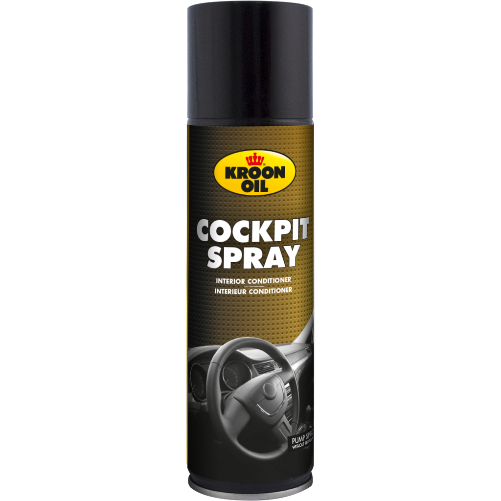 Kroon-Oil Cockpit Spray | Reinigings- en onderhoudsspray | 300 ml - 38521