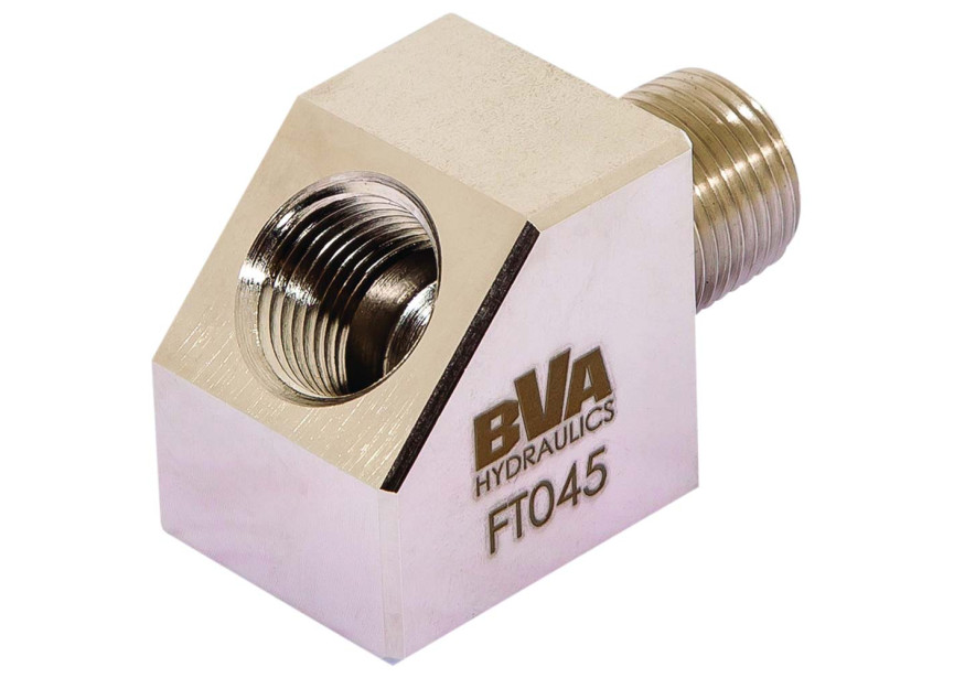 BVA FT045 | Verloopstuk 3/8"M - 3/8"F | 45° hoek - 658090045