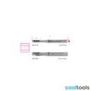 Beta 429FP Machinetappen voor doorlopende gaten HSS-CO 5%