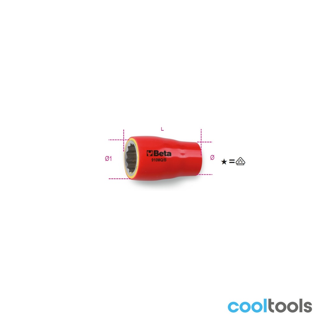Beta 910MQ/B Twaalfkant dopsleutels | [moer] 6-19 mm
