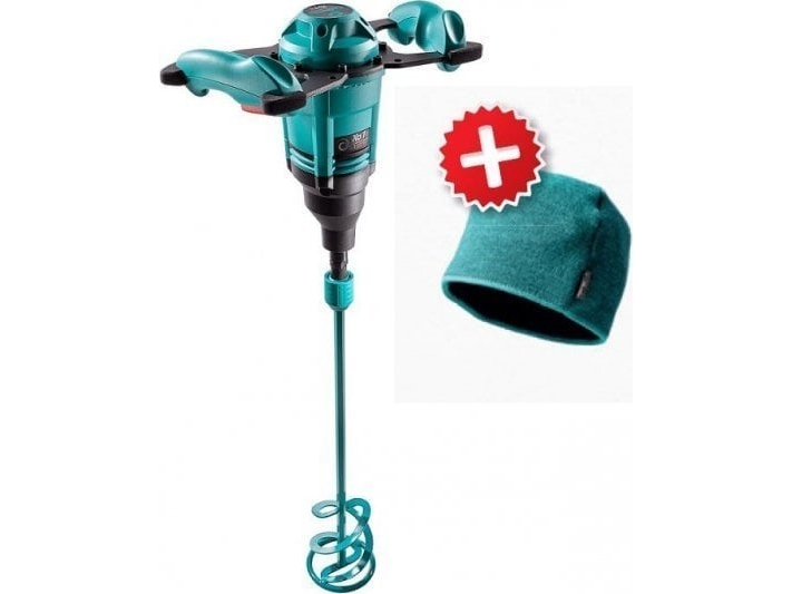 Collomix Handmenger Xo4 R HF met WK 140 HF, 1500 Watt, 230 Volt, 2 Versnelling -420/-590 rpm