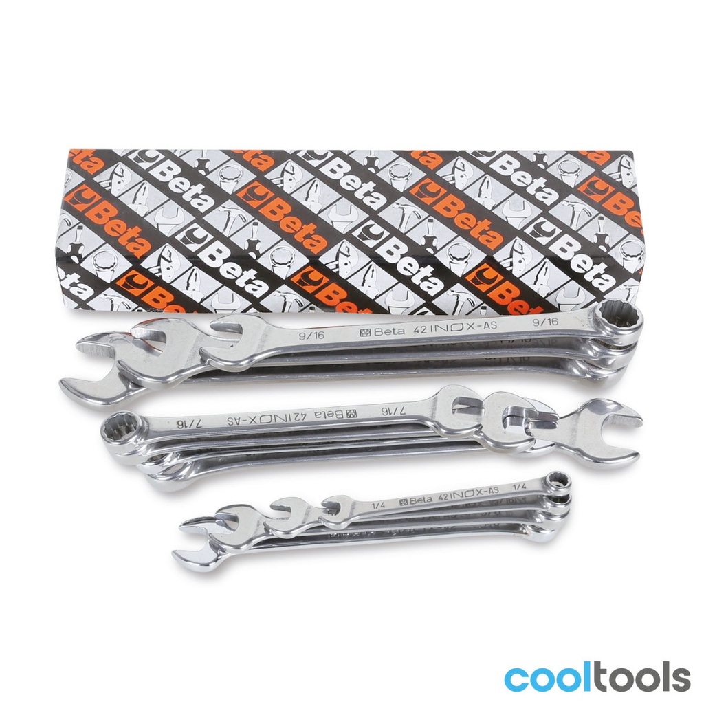 Beta 42INOX/S | serie roestvrije combinatiesleutels - 000420391