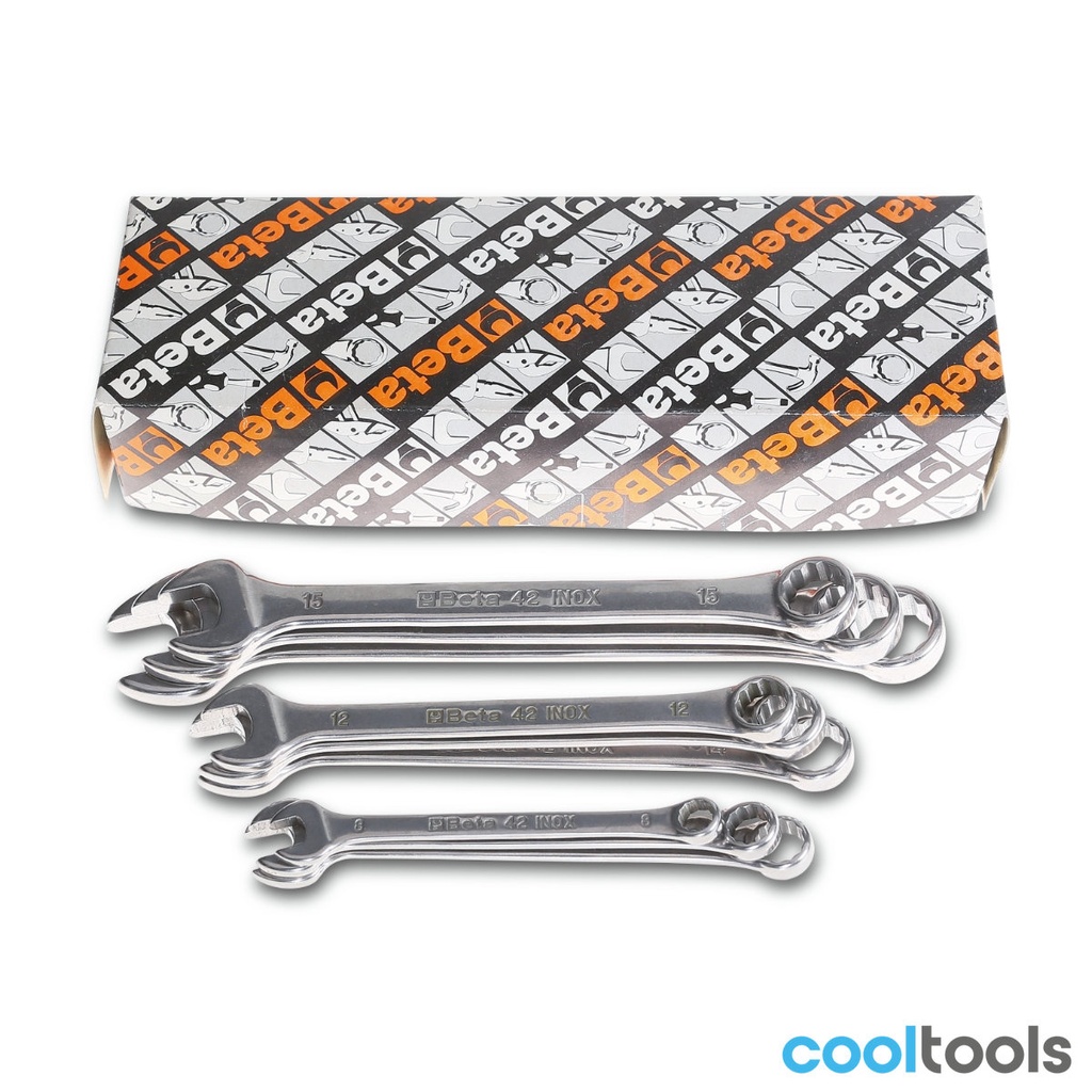 Beta 42INOX-AS/S9 | serie roestvrije combinatiesleutels - 000420396