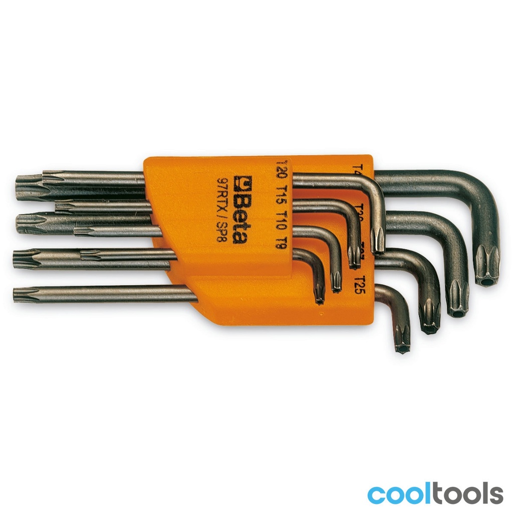 Beta 97RTX/SC8 | 8-delige set haakse stiftsleutels met Ta - 000970263