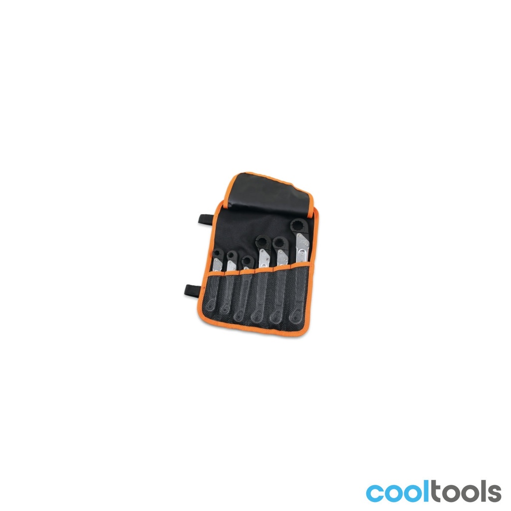 Beta 120/B6N | Set van 6 enkelzijdige open ringratelsle - 001200060