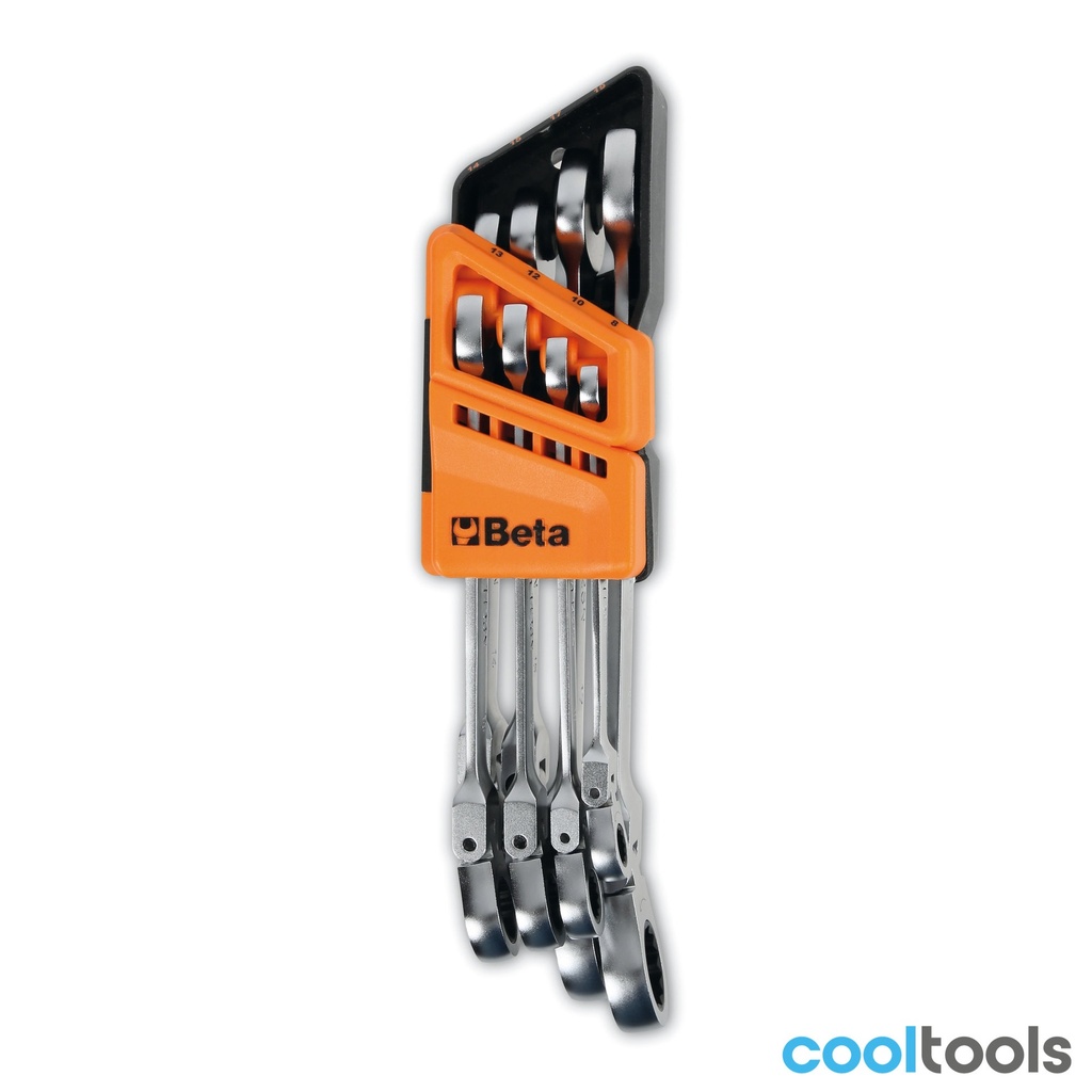 Beta 142SN/SC8 | Set van 8 scharnierbare ratelringsteeksl - 001420258