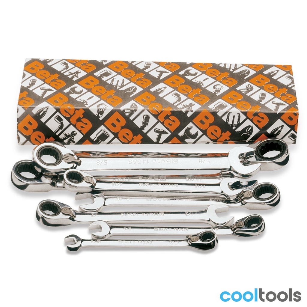 Beta 142AS/S | 8-delige set omschakelbare ratelringstee - 001420330