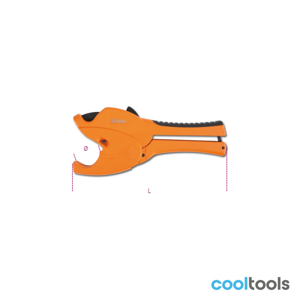 Beta 342P | Pijpsnijder met ratel voor kunststof pij - 003420121