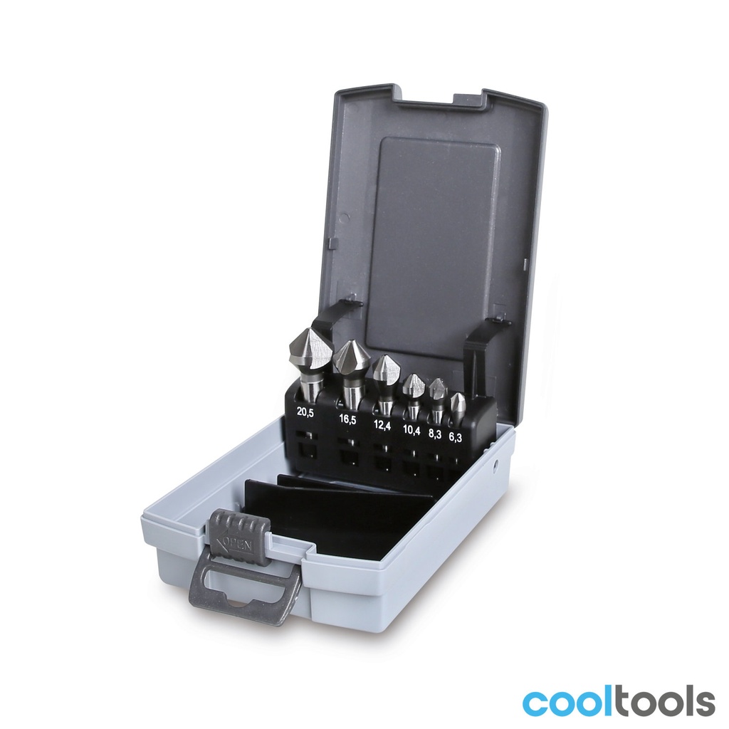 Beta 426/SP | Set conische frezen met 3 snijkanten HSS - 004260030