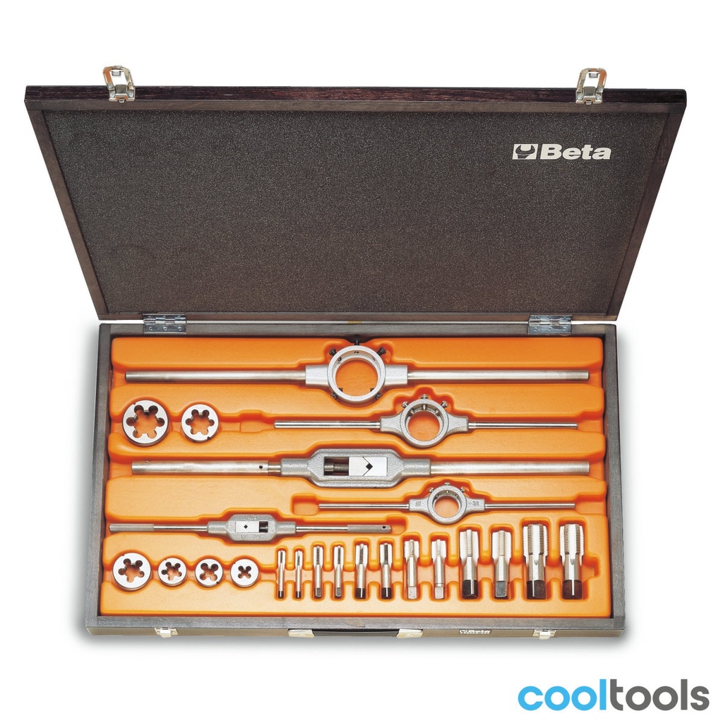 Beta 446ASG/C23 | Assortiment van verchroomd stalen tappen - 004460085