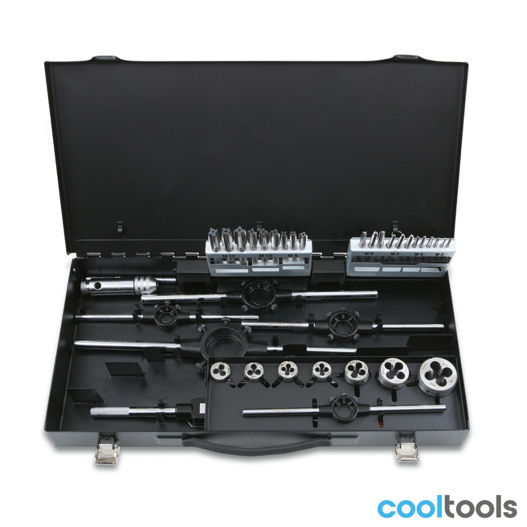 Beta 447/C37 | Assortiment van HSS tappen en snijplaten - 004470055
