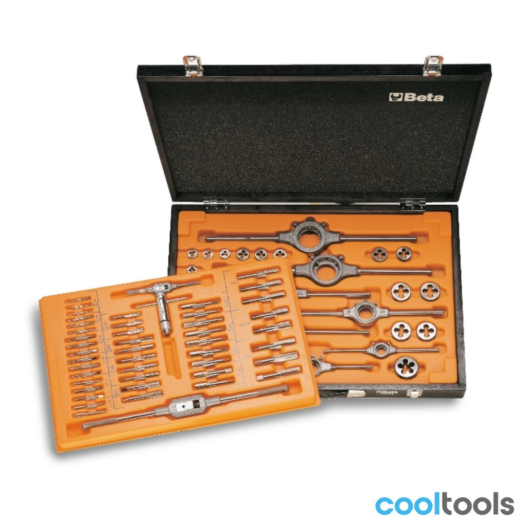 Beta 447/C70 | Assortiment van HSS tappen en snijplaten - 004470065