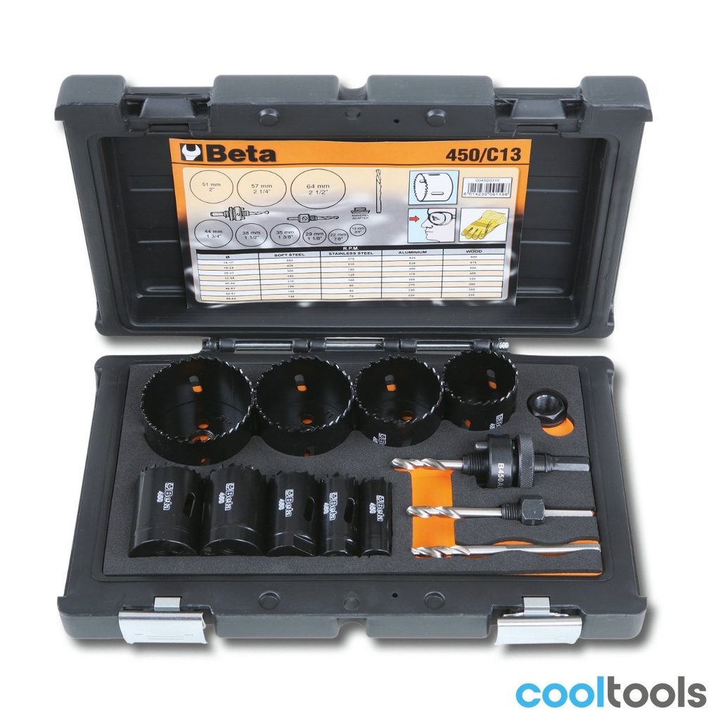 Beta 450/C13 | Assortiment gatenzagen en accessoires vo - 004500310