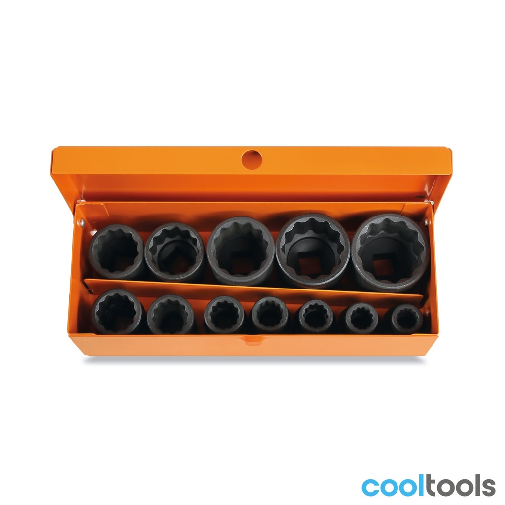 Beta 720B/C12 | Set van 12 slagdoppen twaalfkant - 007201912