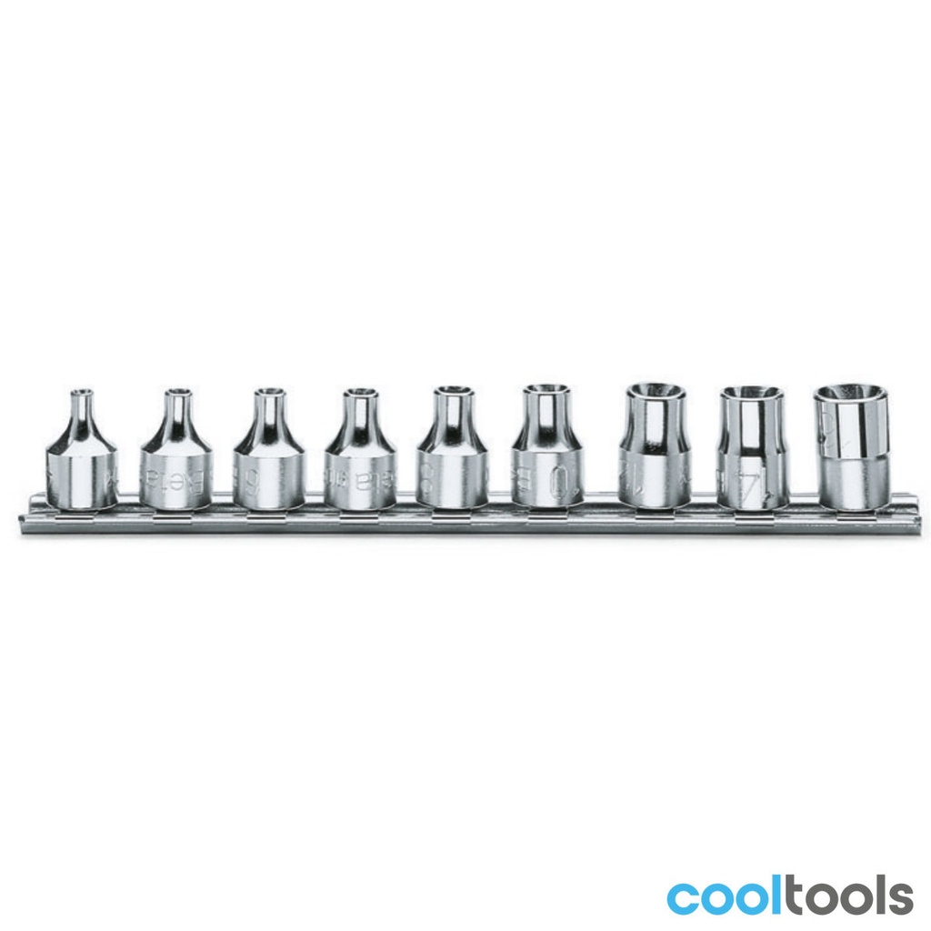 Beta 910FTX/SB | 9-delige set dopsleutels voor Torx® schr - 009100430