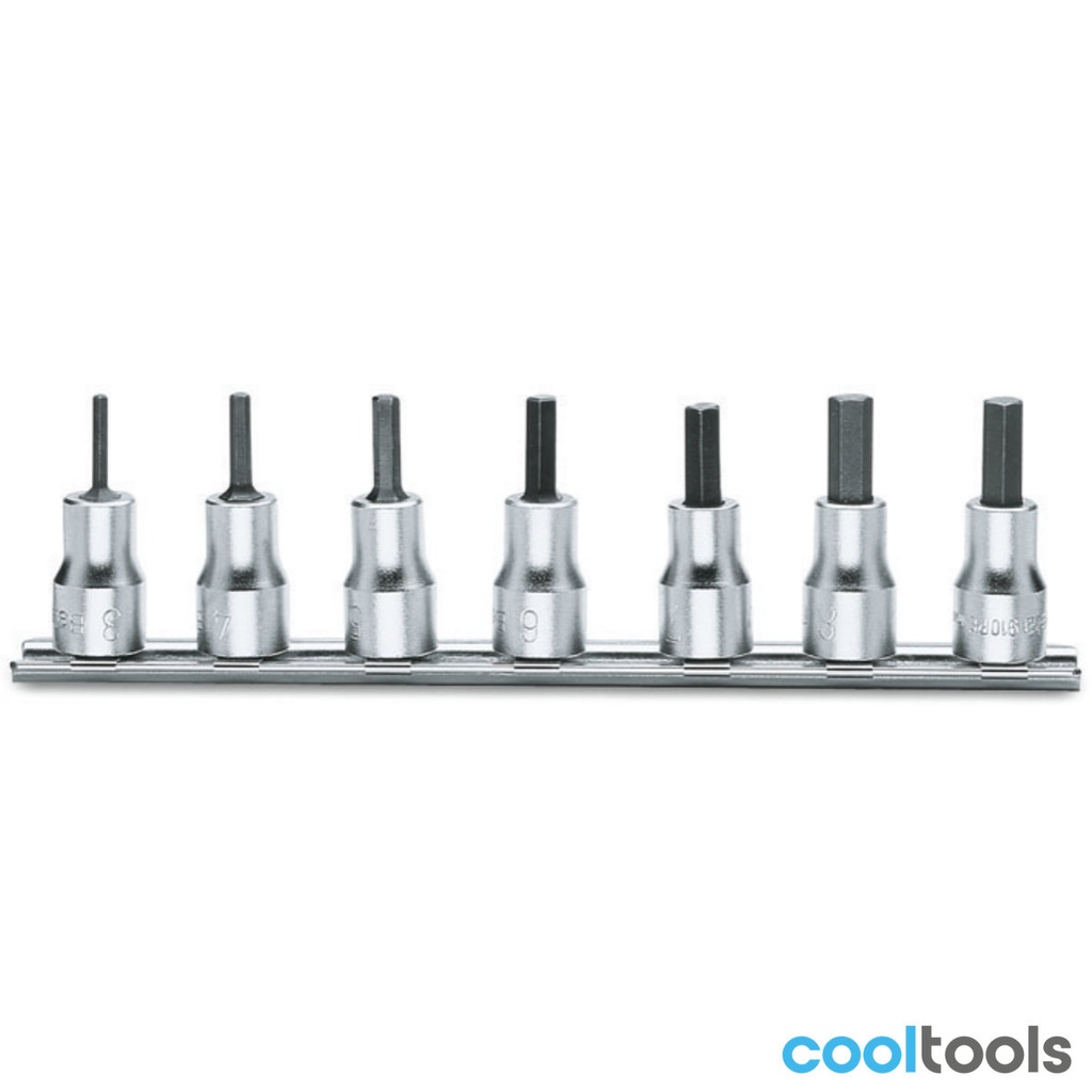 Beta 910PE/SB | 7-delige set schroevendraaierdoppen voor - 009100503