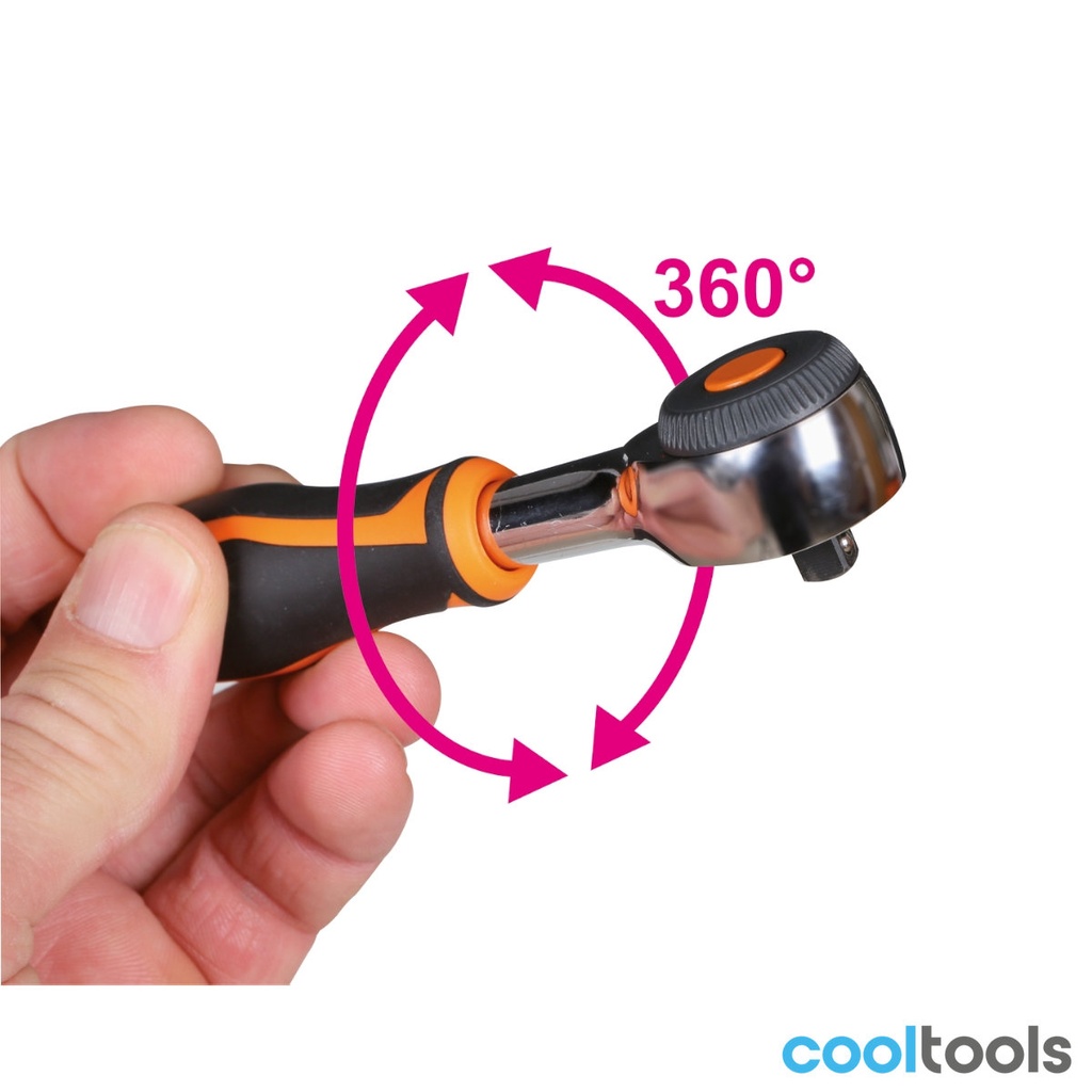 Beta 920/58 | 1/2" omschakelbare ratel met draaibare h - 009200926