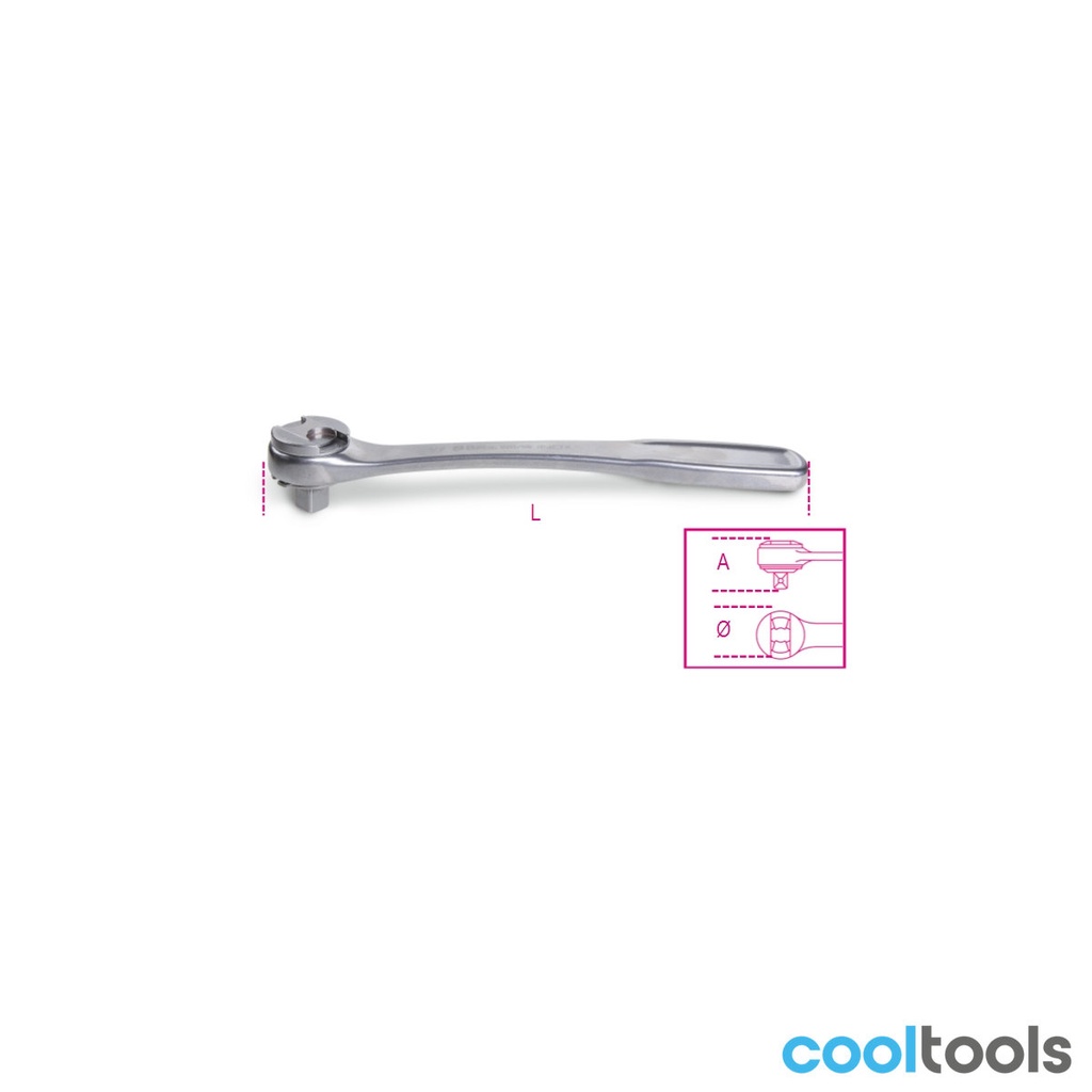 Beta 920/55INOX | 1/2" omschakelbare ratel - 009203882