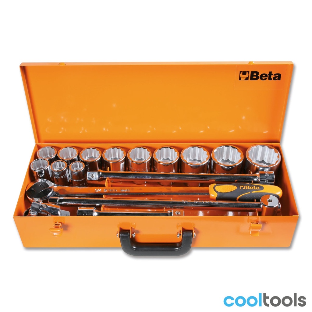 Beta 928B/C12 | 12 twaalfkant dopsleutels en 4 toeboren  - 009280957