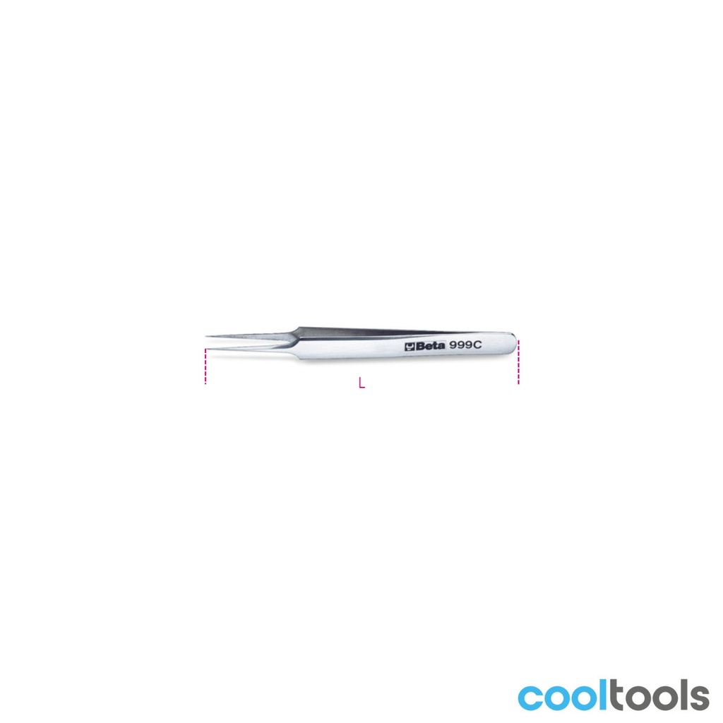 Beta 999C | Pincet met dunne spitse bekken - 009990019