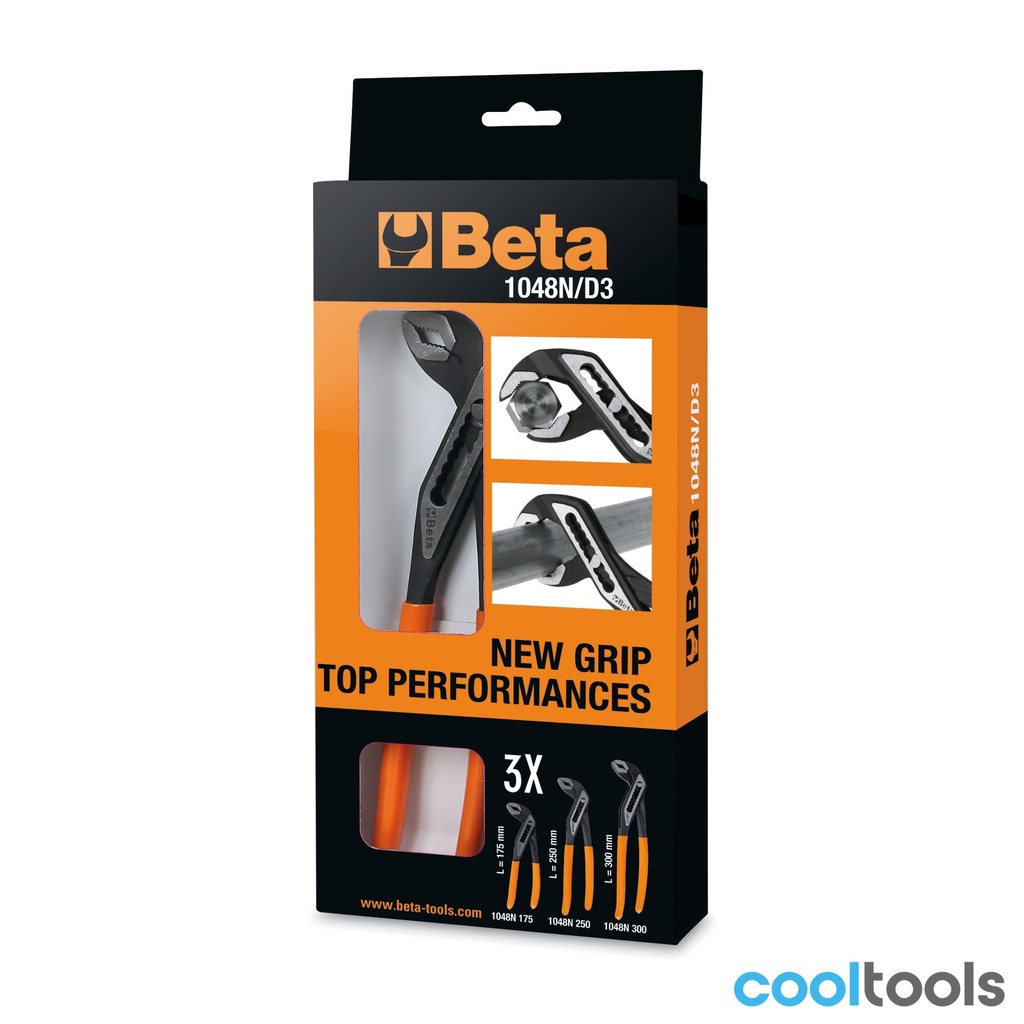 Beta 1048N/D3 | Set van 3 waterpomptangen - 010480923