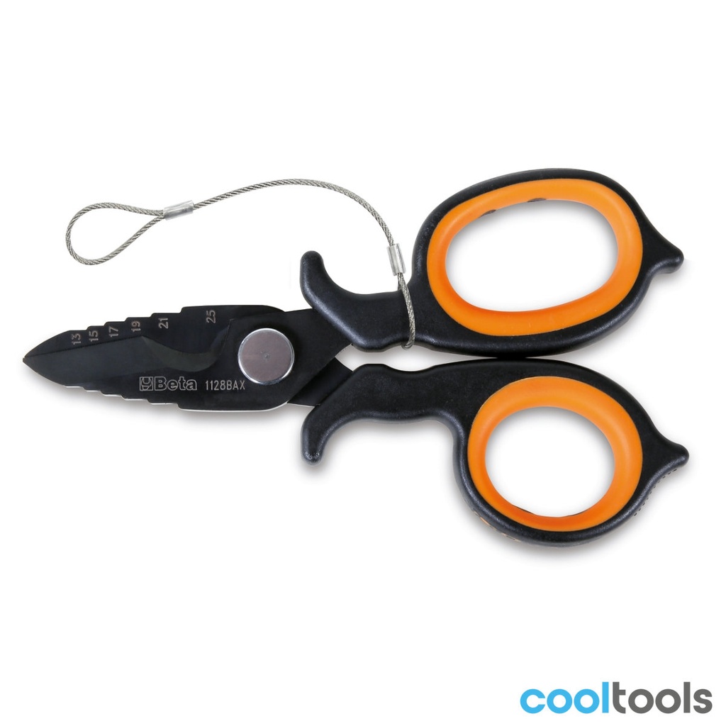Beta 1128BAX-HS | Dubbel snijdende electricien schaar - 011284088