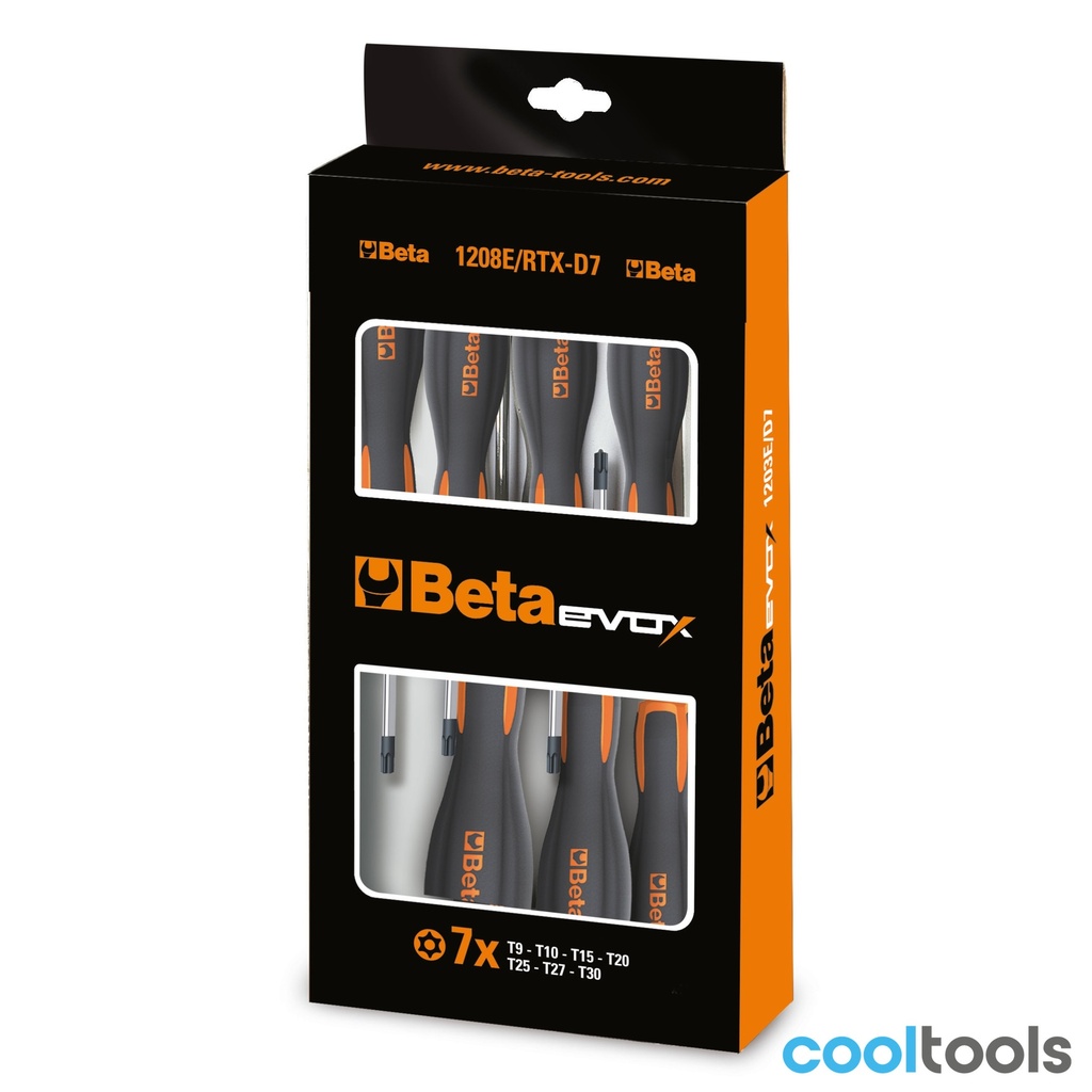 Beta 1208E/RTX-D | 7-delig set Evox schroevendraaiers voor  - 012081207
