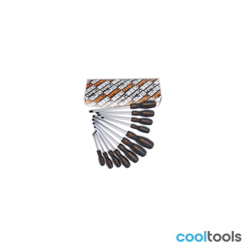 Beta 1243/S11 | set van 11 schroevendraaiers met stalen  - 012430021