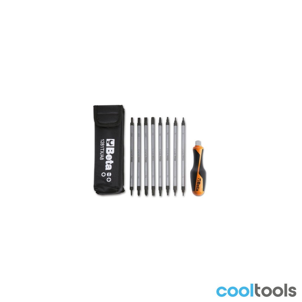 Beta 1281BG-TX/A8 | Schroevendraaiergreep met 8 wisselbare k - 012810530