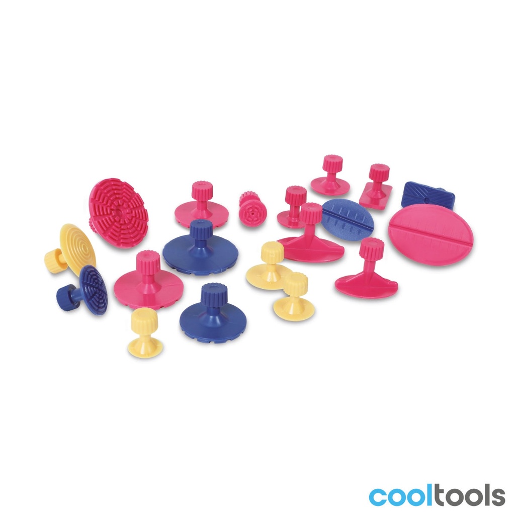 Beta 1366KF | 19-delig assortiment kunststof pads voor - 013660205