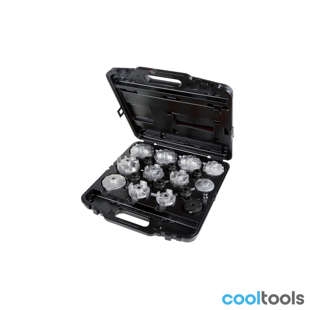 Beta 1493/C19 | 18-delig set oliefilter doppen - 014930019