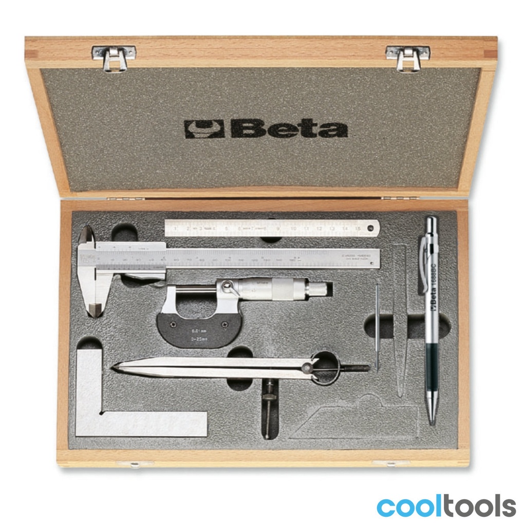 Beta 1685/C7 | 7-delige set meet- en aftekeninstrumente - 016850110