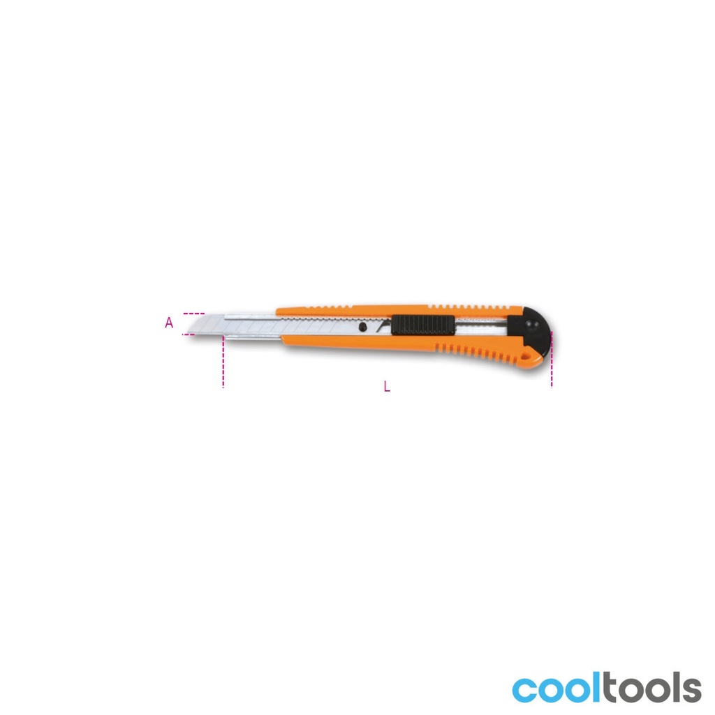 Beta 1770A | 9 mm afbreekmes met automatisch blokkeer - 017700025