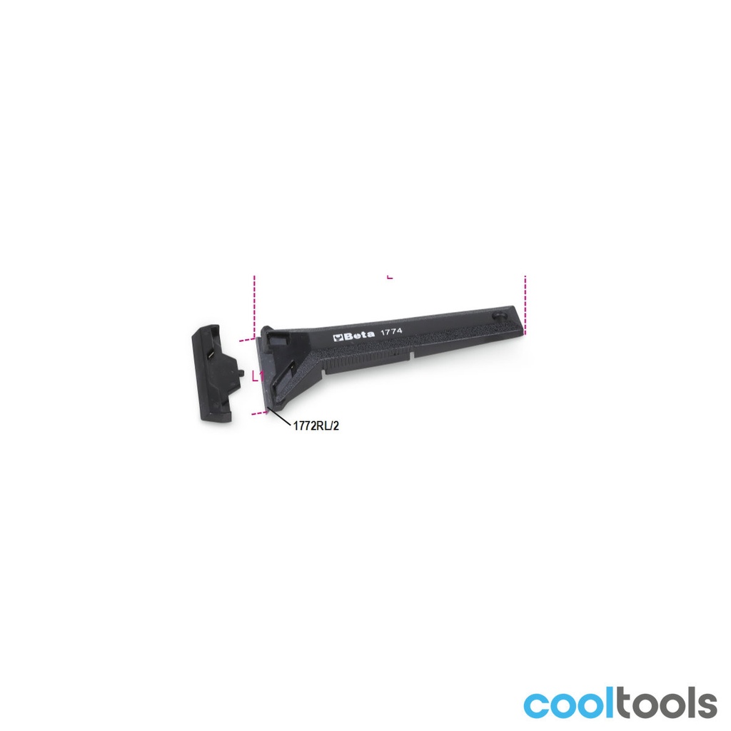 Beta 1774 | Universeel schraapmes met mesbeschermer - 017740001