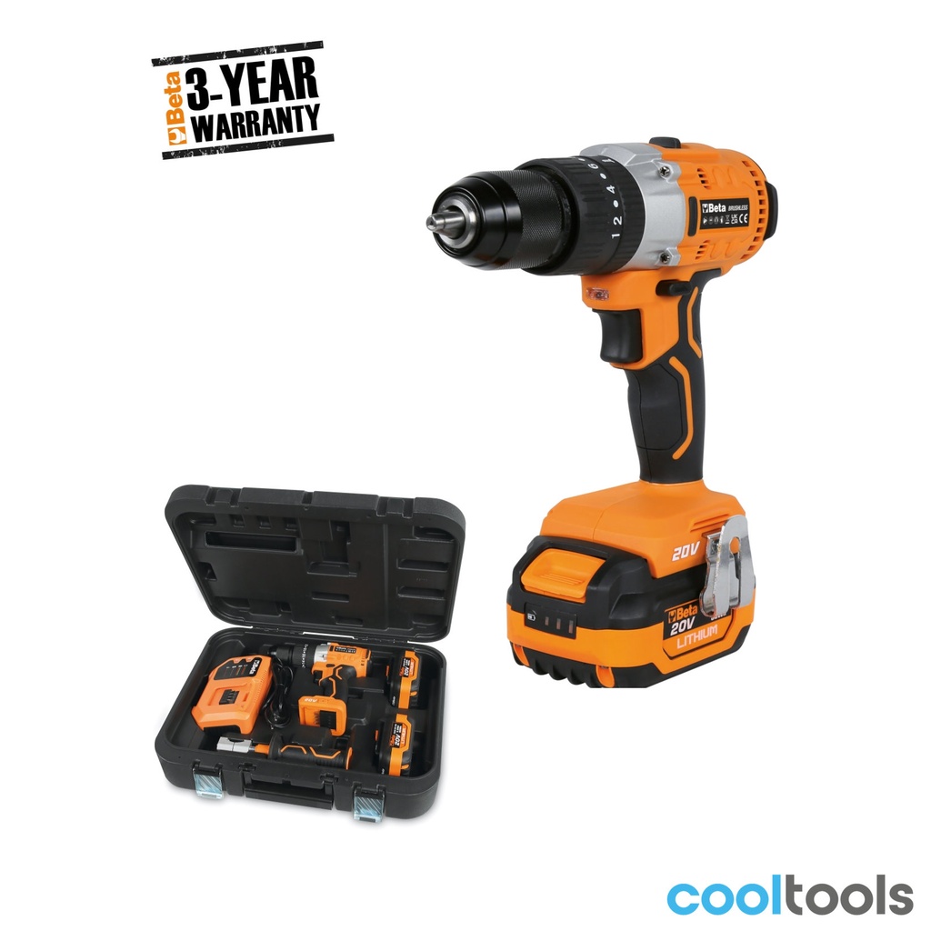 Beta 1972/K20V-13BMC | Klopboormachine (set) 20V borstelloos - 019720020