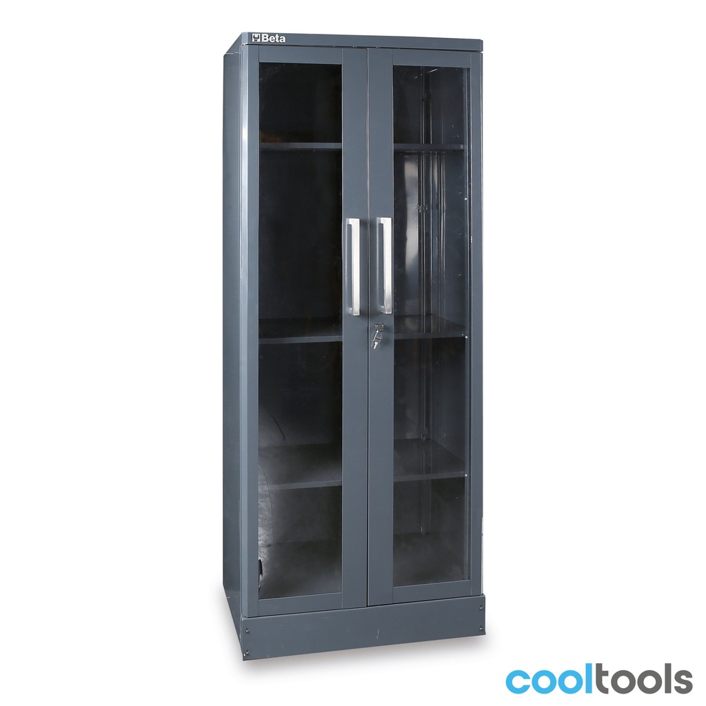 Beta C55AT2 | Plaatstalen kast met dubbele doorzichtig - 055000422
