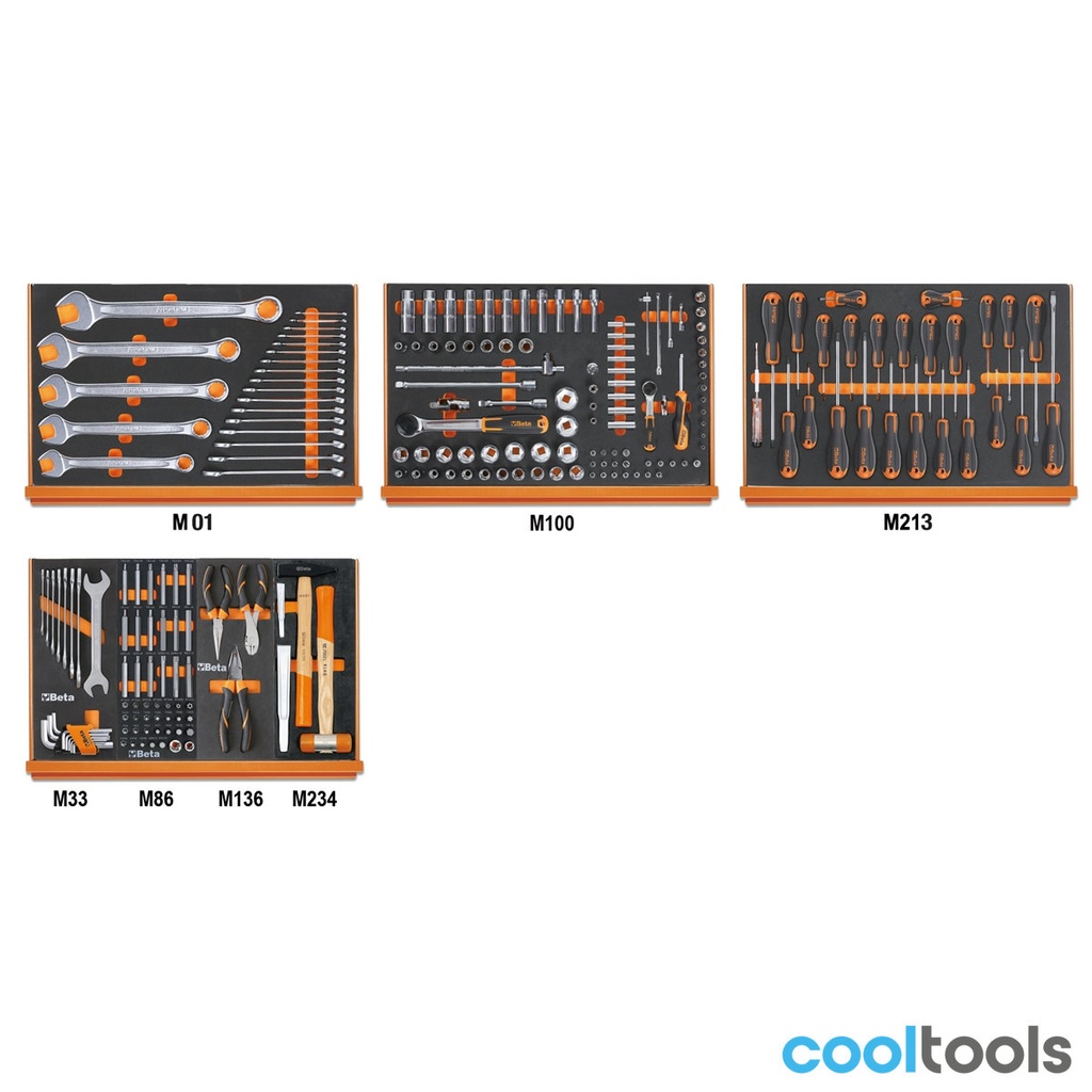 Beta 5988U/7M | 215 delig assortiment gereedschappen in  - 059881019