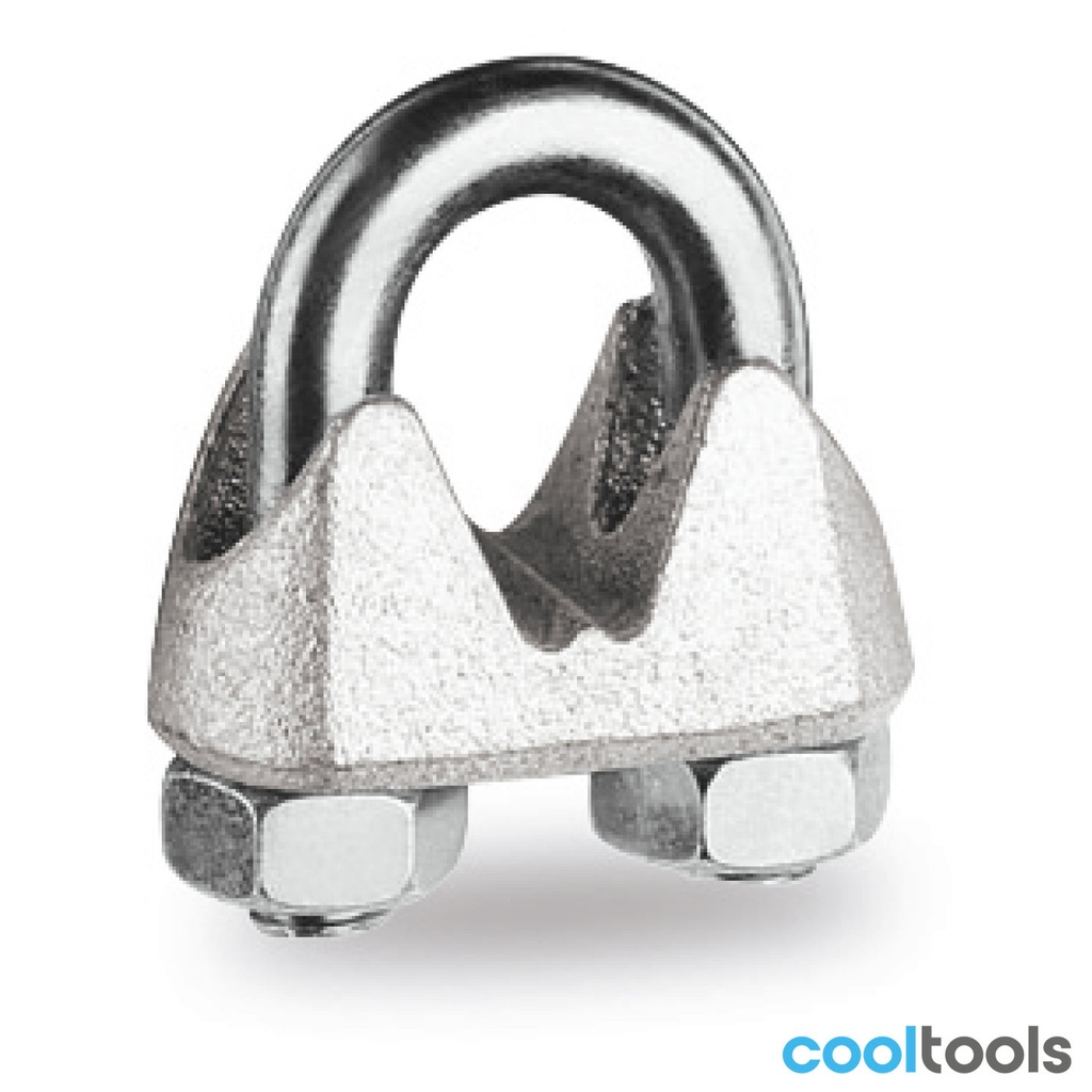 Robur 8018T | Staaldraadklem gegalvaniseerd - 080180003