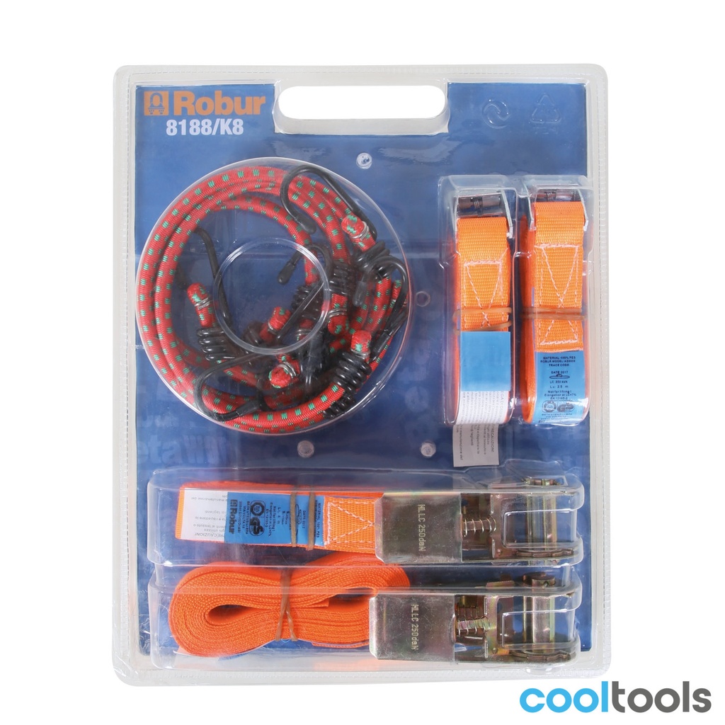 Robur 8188/K8 | Spanbanden set met 8 accessoires - 081880801