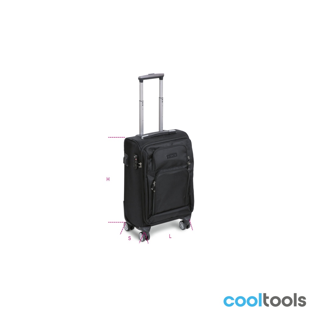 Beta 9544C | Handbagage koffer met 4 dubbele wielen - 095440101