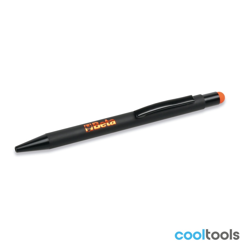 Beta 9592AC | zwarte aluminium pen met soft touch afwe - 095920010