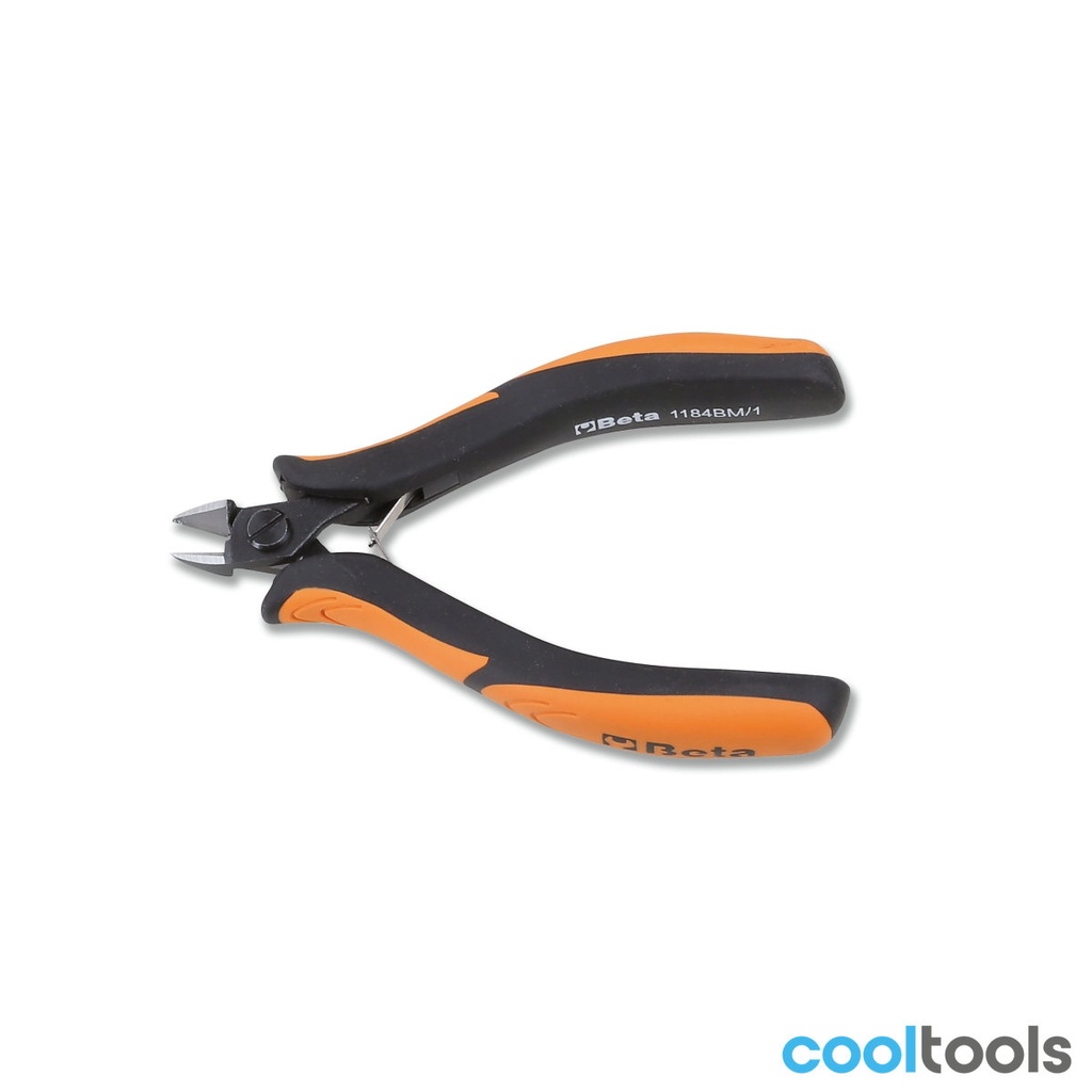 Beta 1184BM Zijkniptang met afgeronde bekken en vlakke snijvor