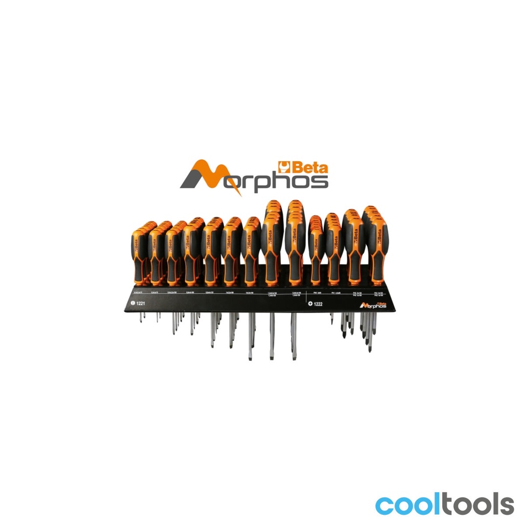 Beta 1223/E78 Wand display met 78 schroevendraaiers