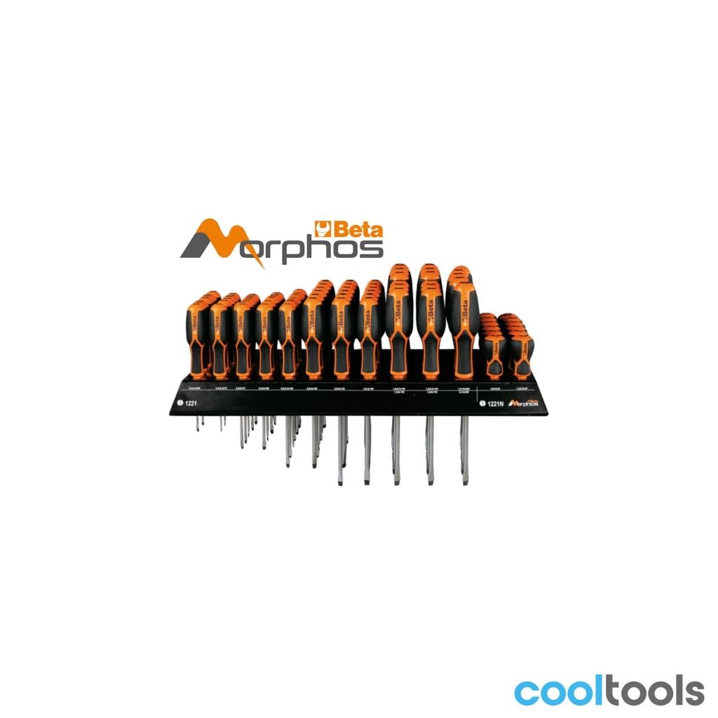 Beta 1223/E79 Wand display met 79 schroevendraaiers