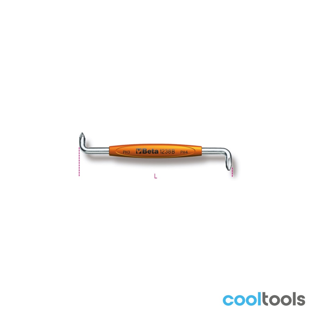 Beta 1238B Haakse schroevendraaier voor Phillips® kruiskopsch
