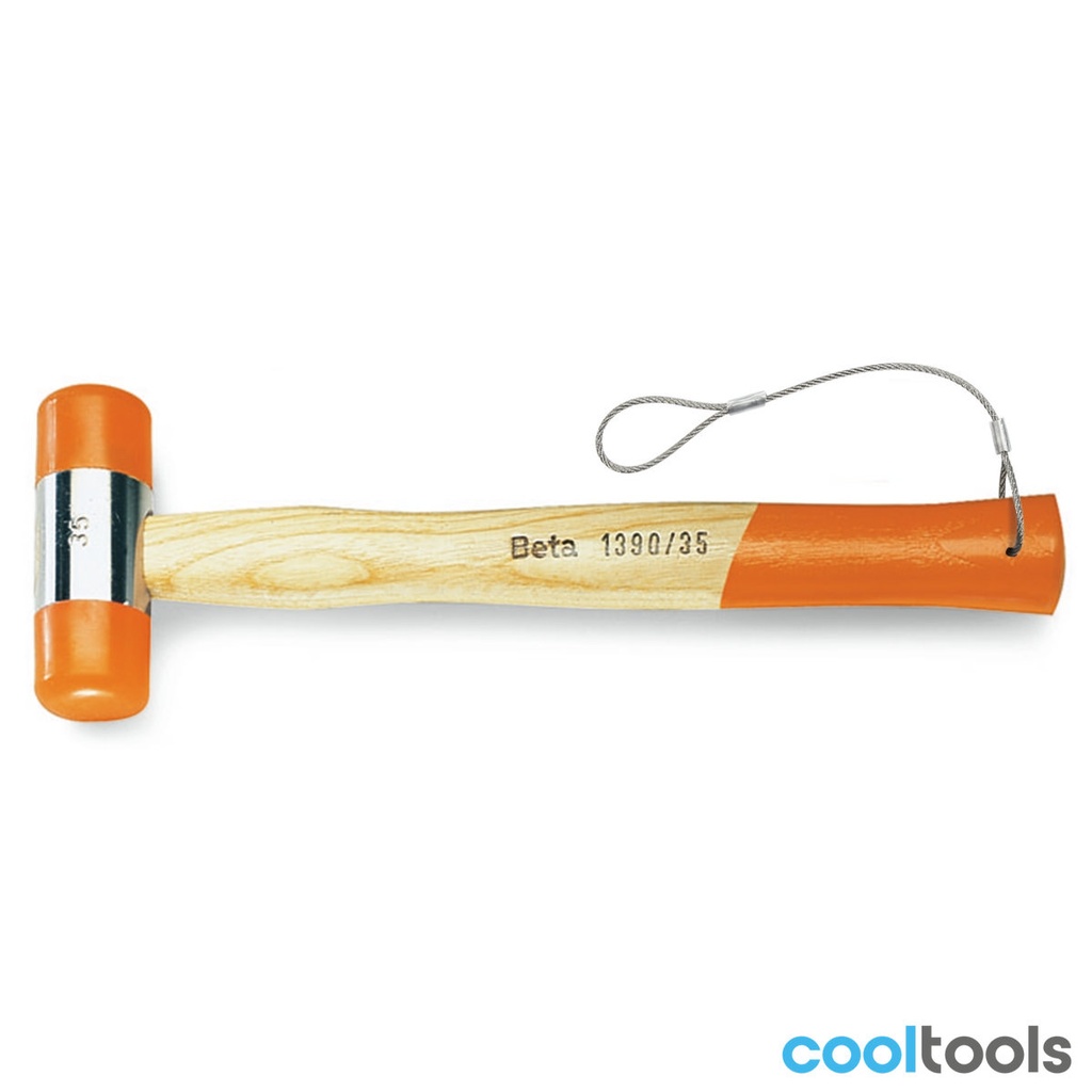 Beta 1390HS Kunststof hamers met verwisselbare koppen houten s
