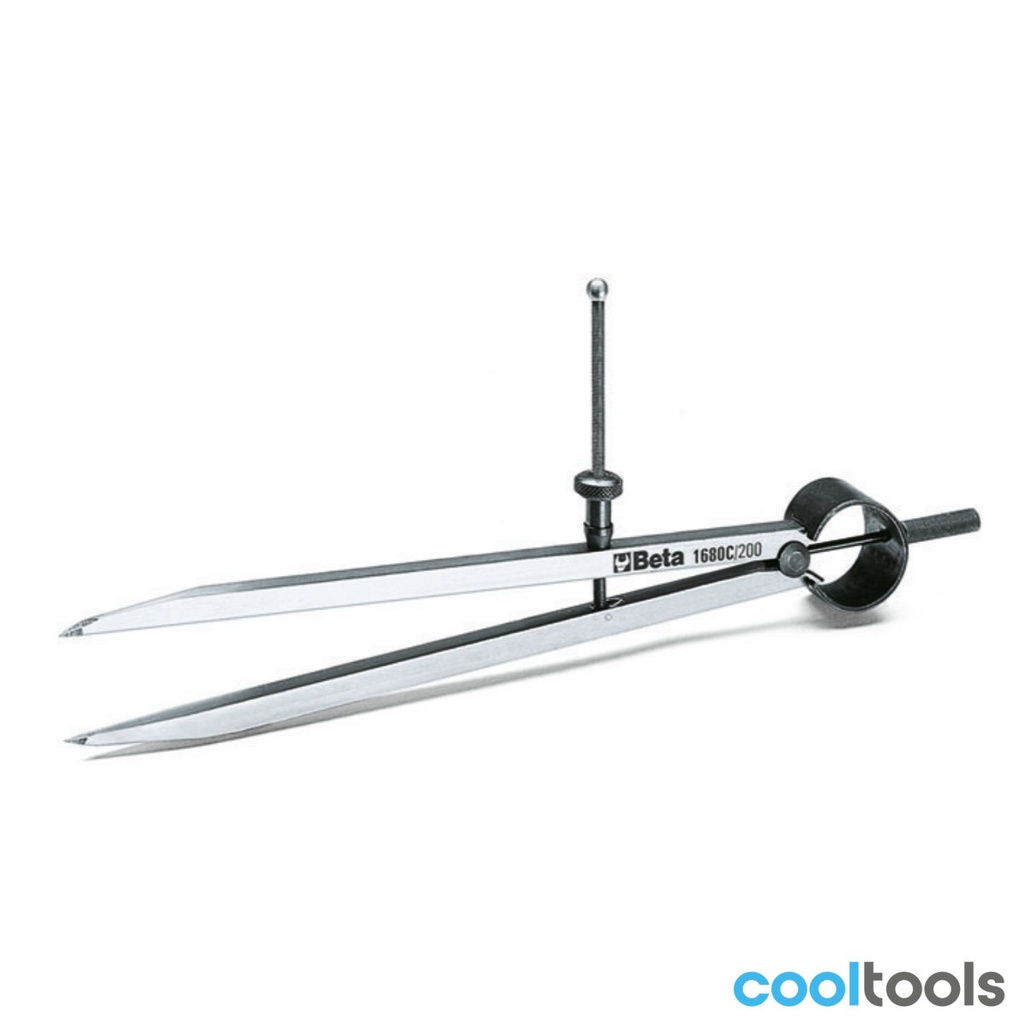 Beta 1680C Rechte steekpasser geharde rechte stalen punten