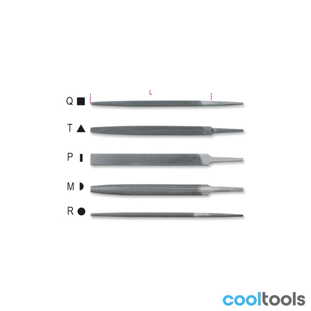 Beta 1718A10/... 10” halfzoete vijlen