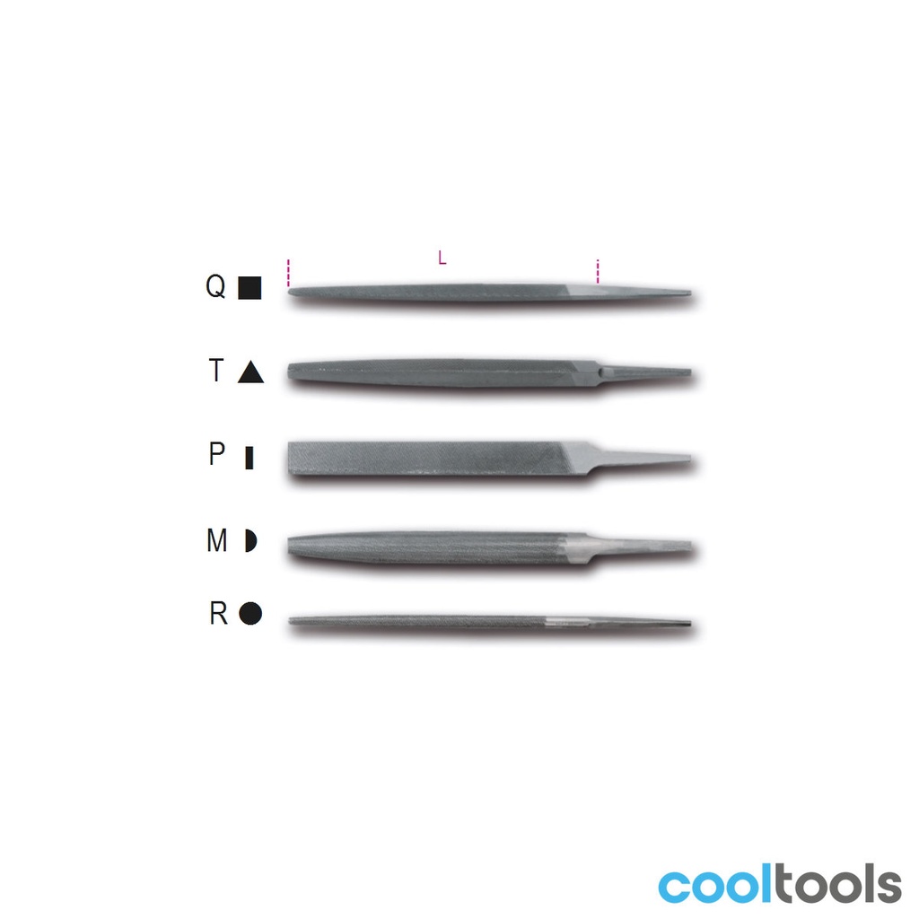 Beta 1718A8/... 8” halfzoete vijlen